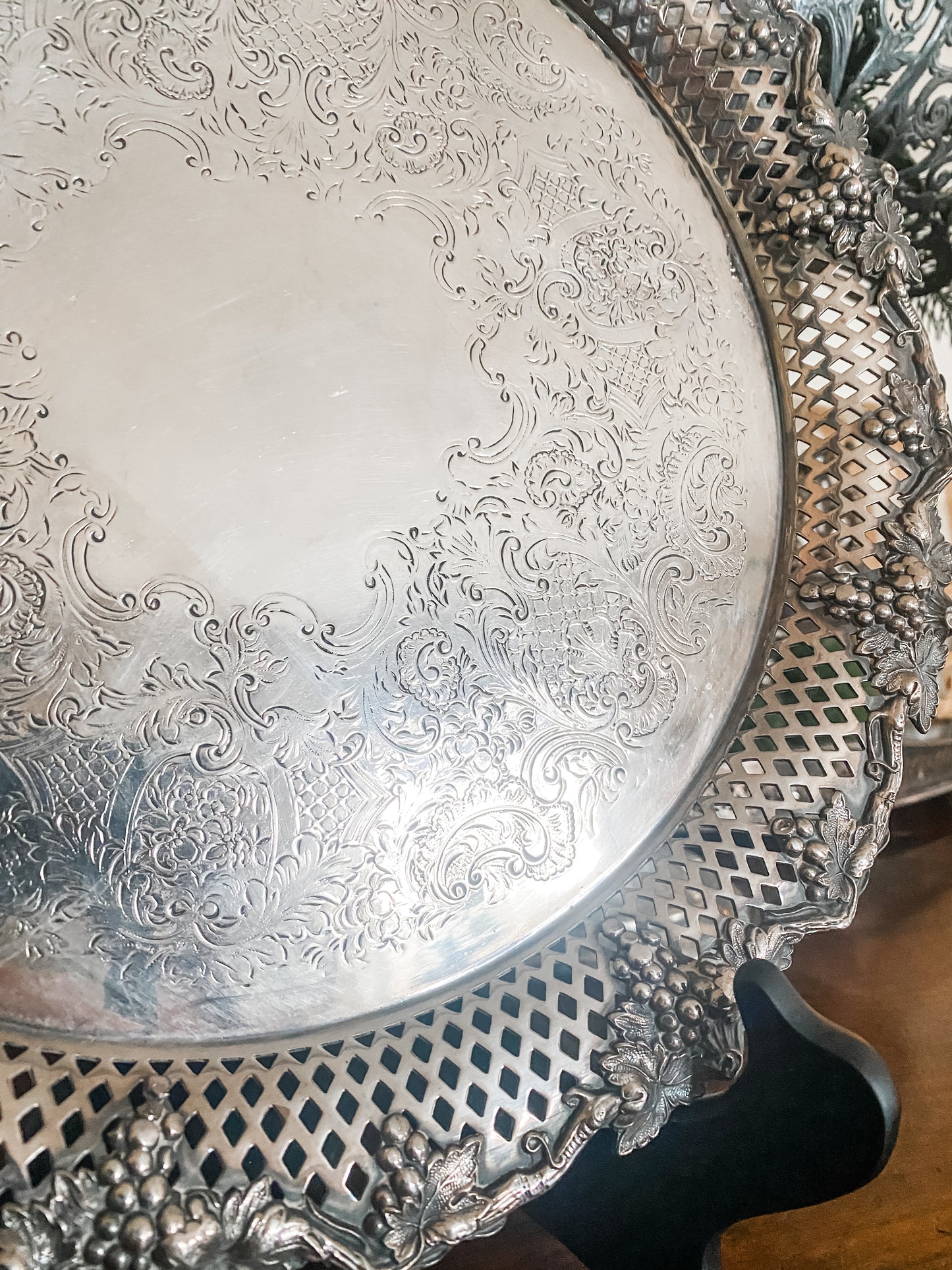 Early 1900's Barker Ellis English Pierced Tray