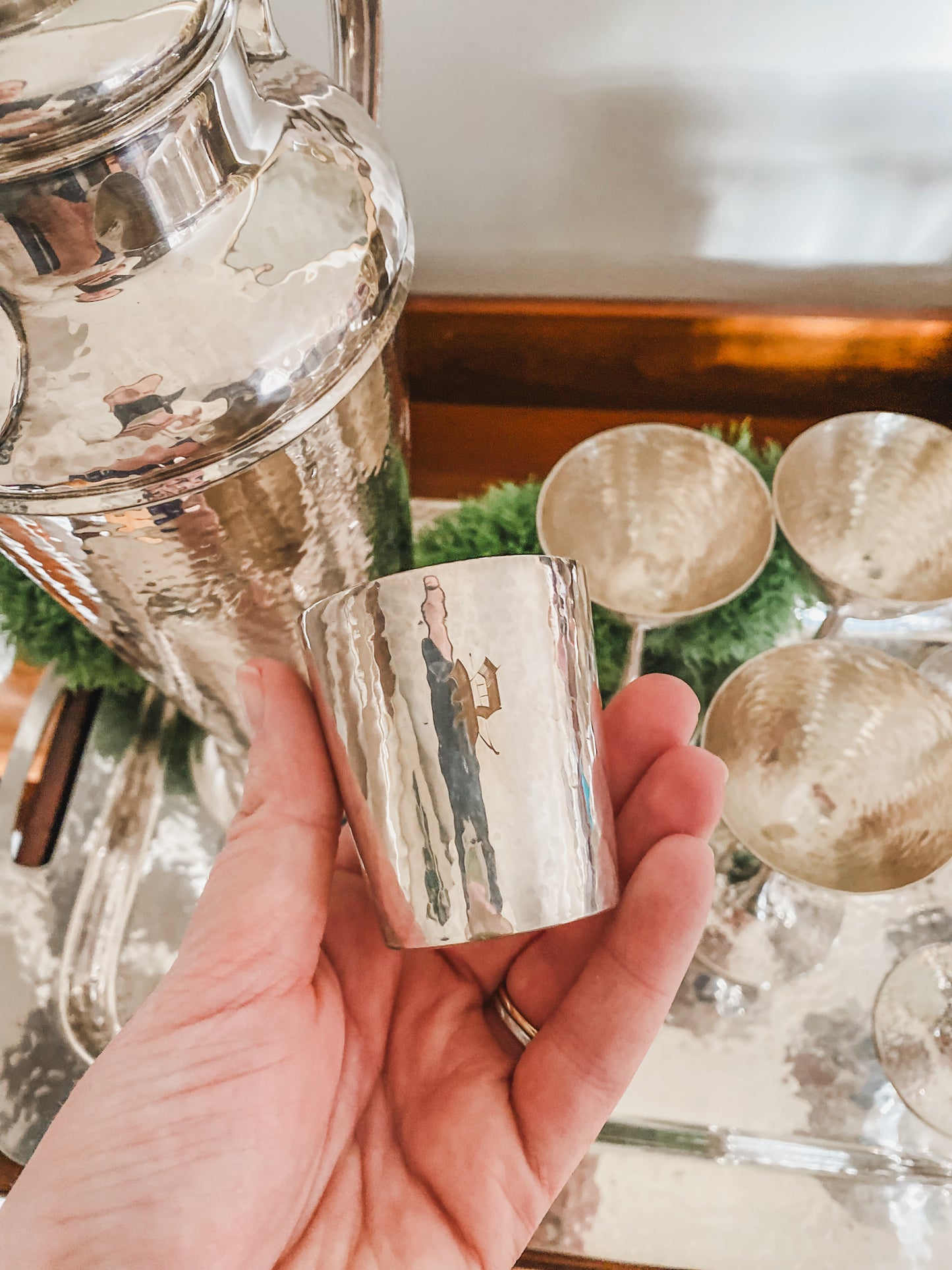 Fabulous Complete 1910's-1920's Meriden Cocktail Set