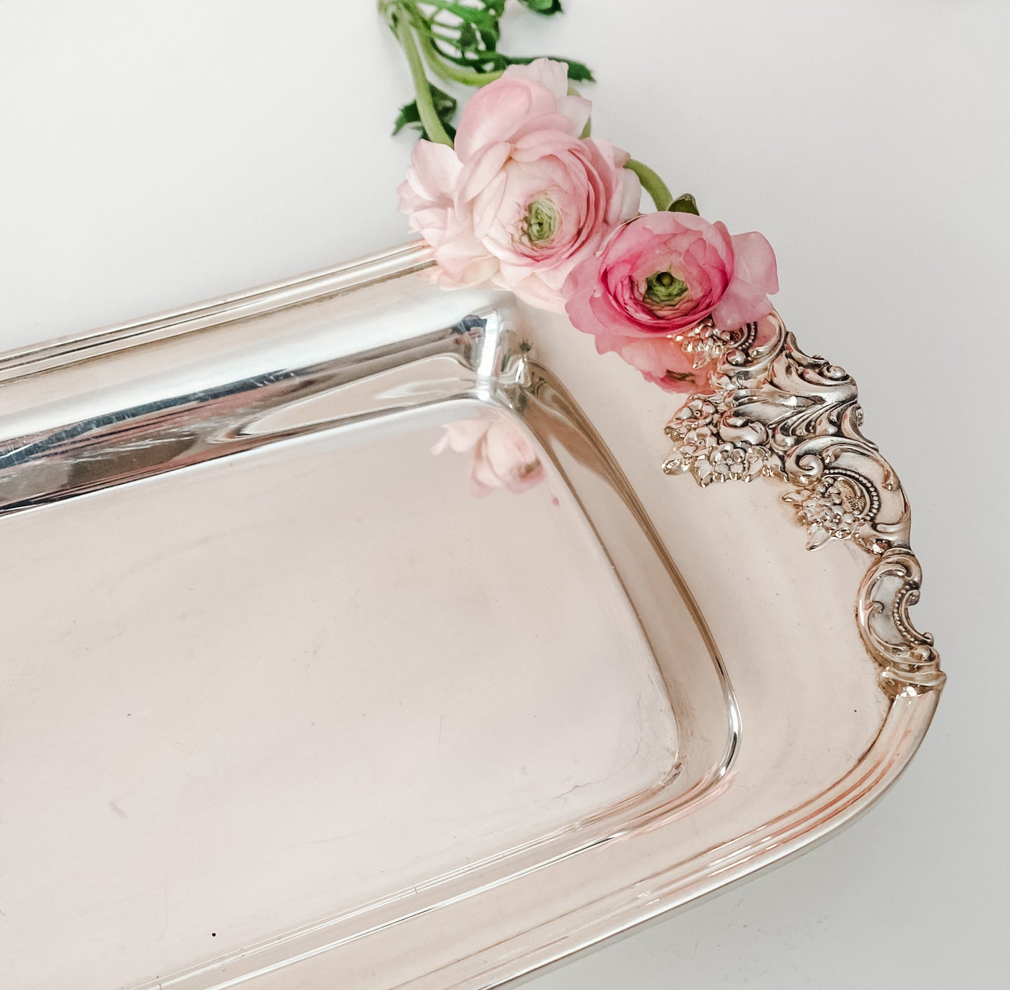 Wallace Baroque Silverplate Tray