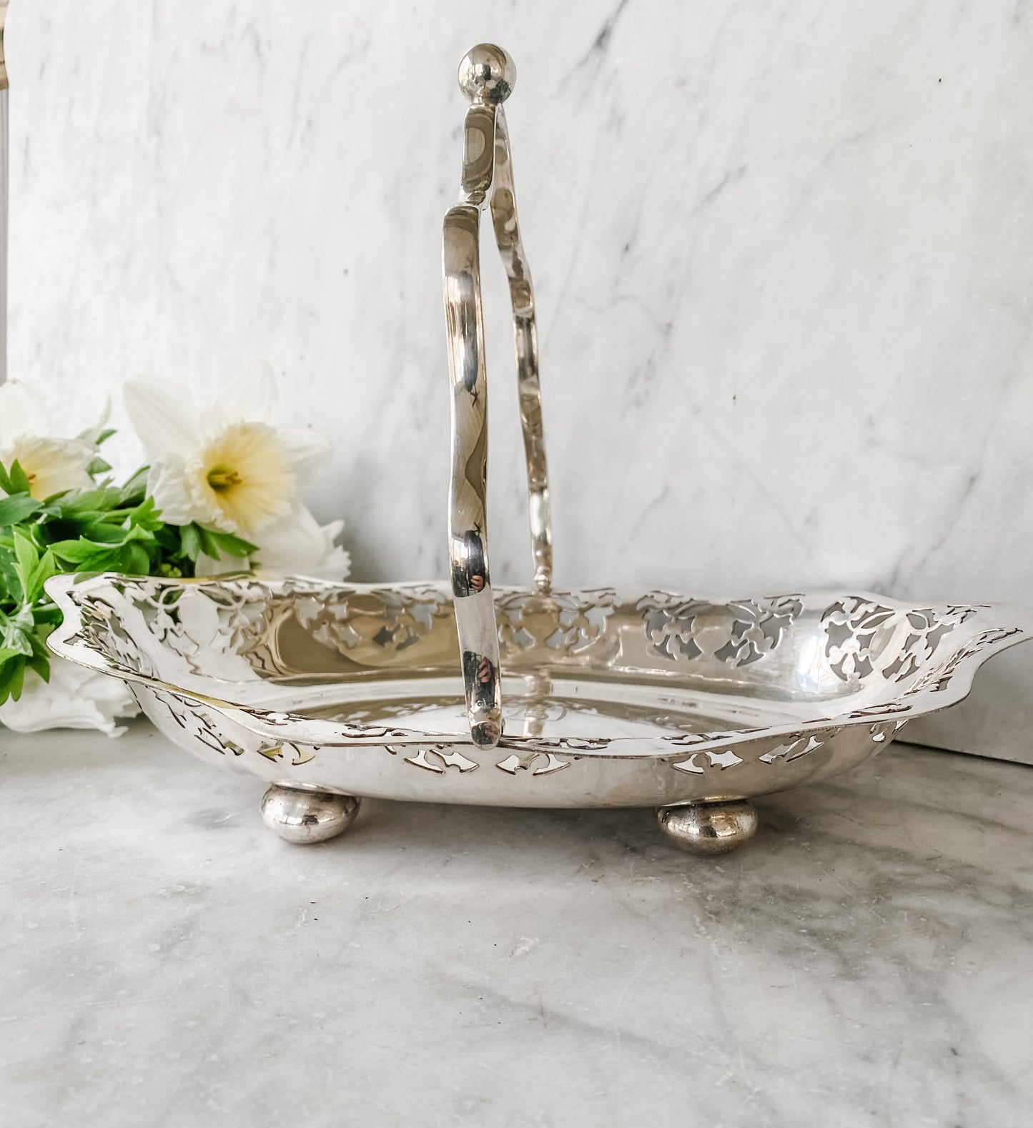 Antique Swing Basket
