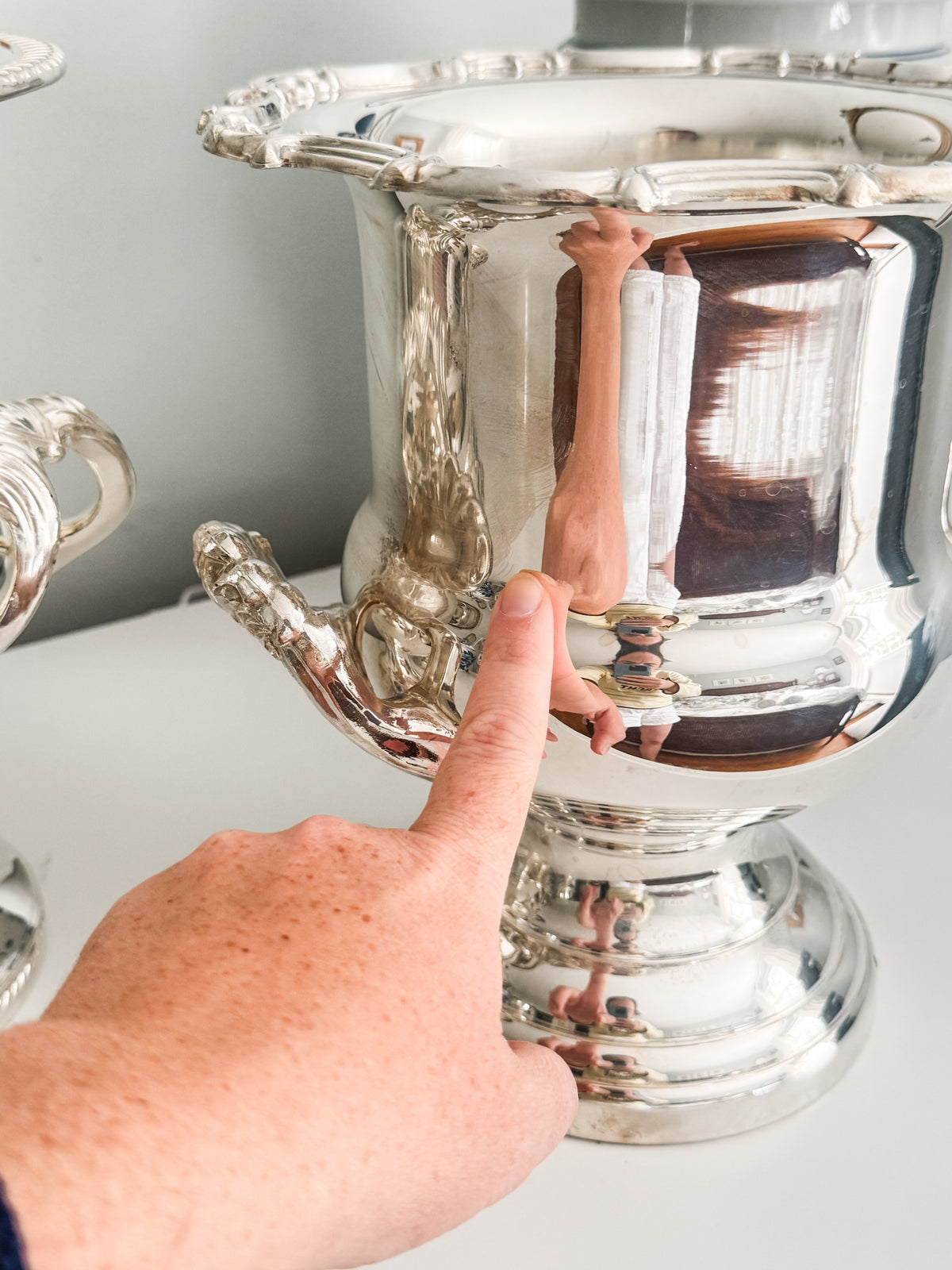 Classic Vintage Silverplate Champagne Bucket