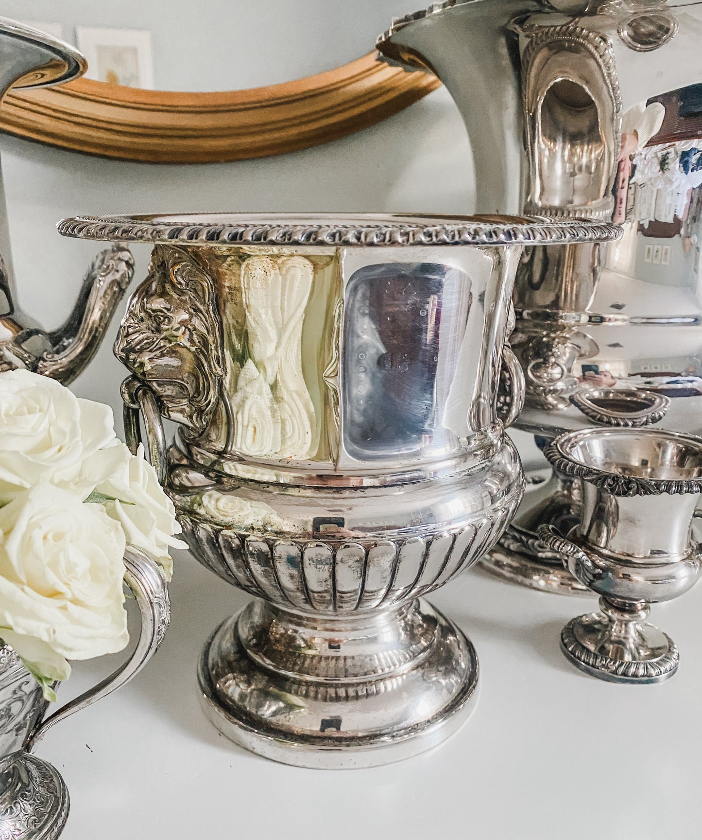 Petite Antique English Sheffield Plate Champagne Bucket (c. 1890–1915)