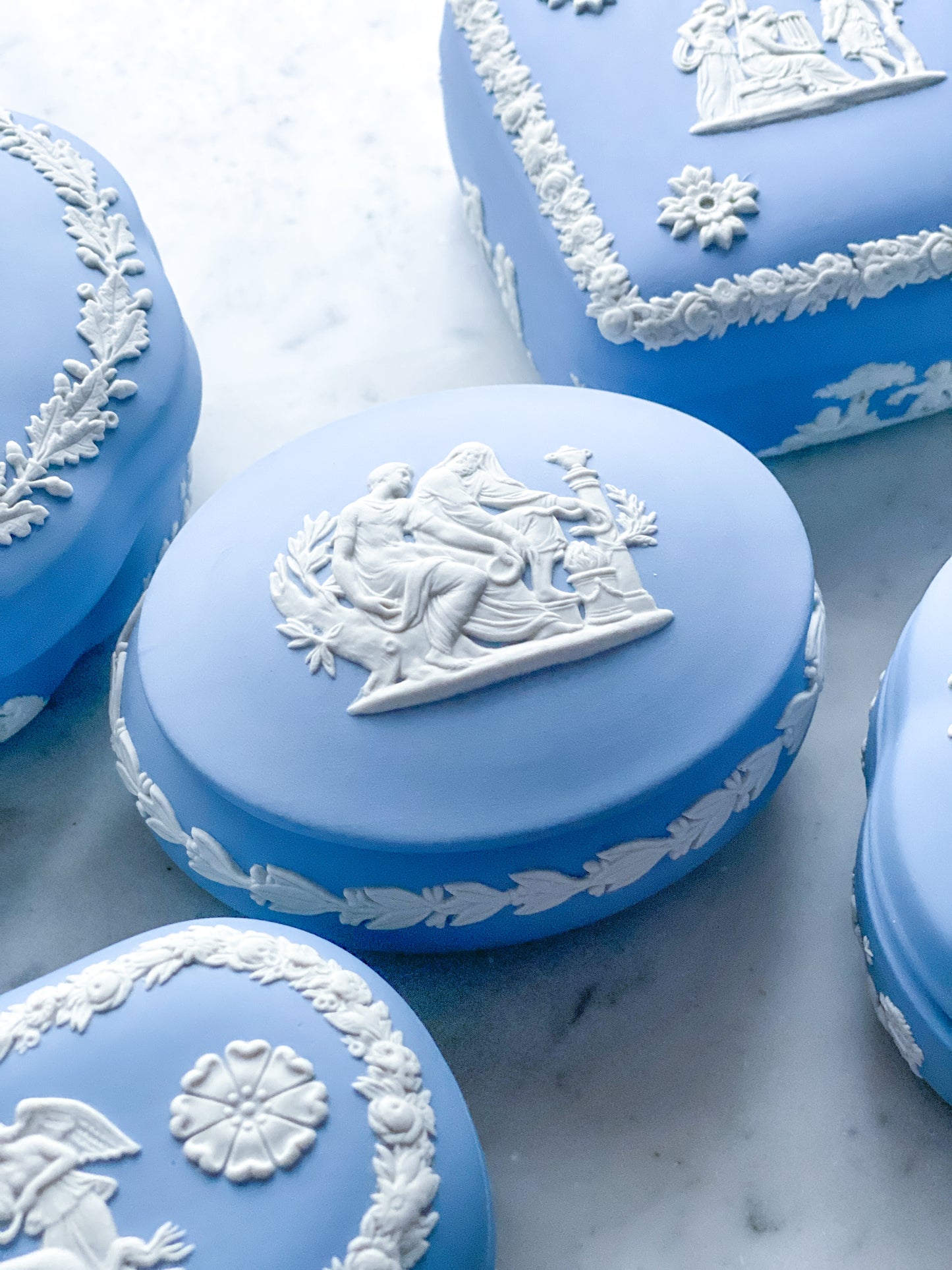 Wedgwood Jasperware Lidded Trinket Box