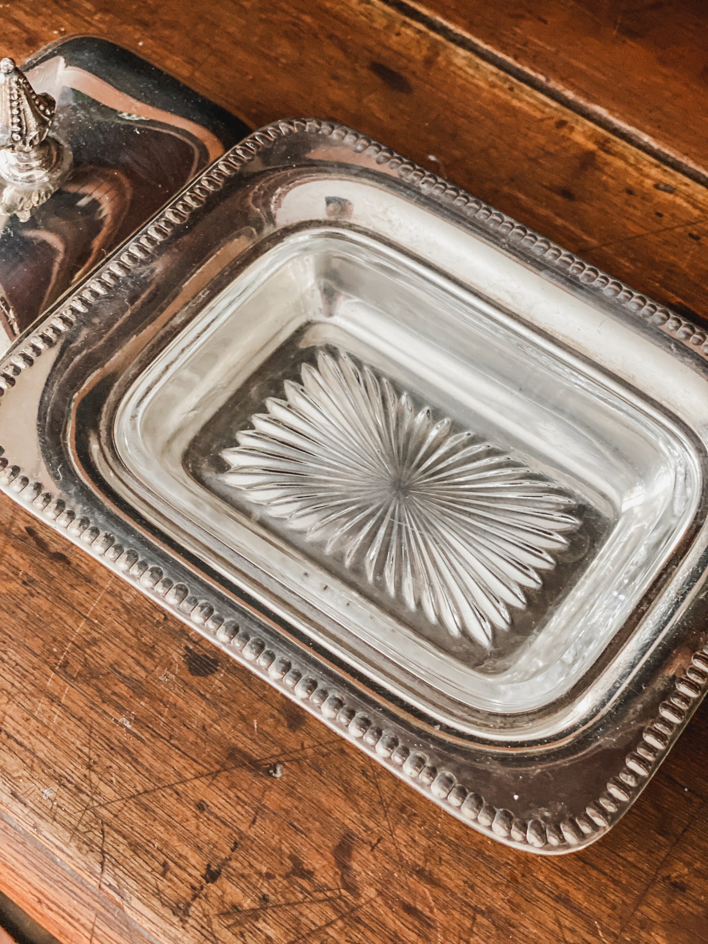 Sheffield Silver Co. Butter Dish