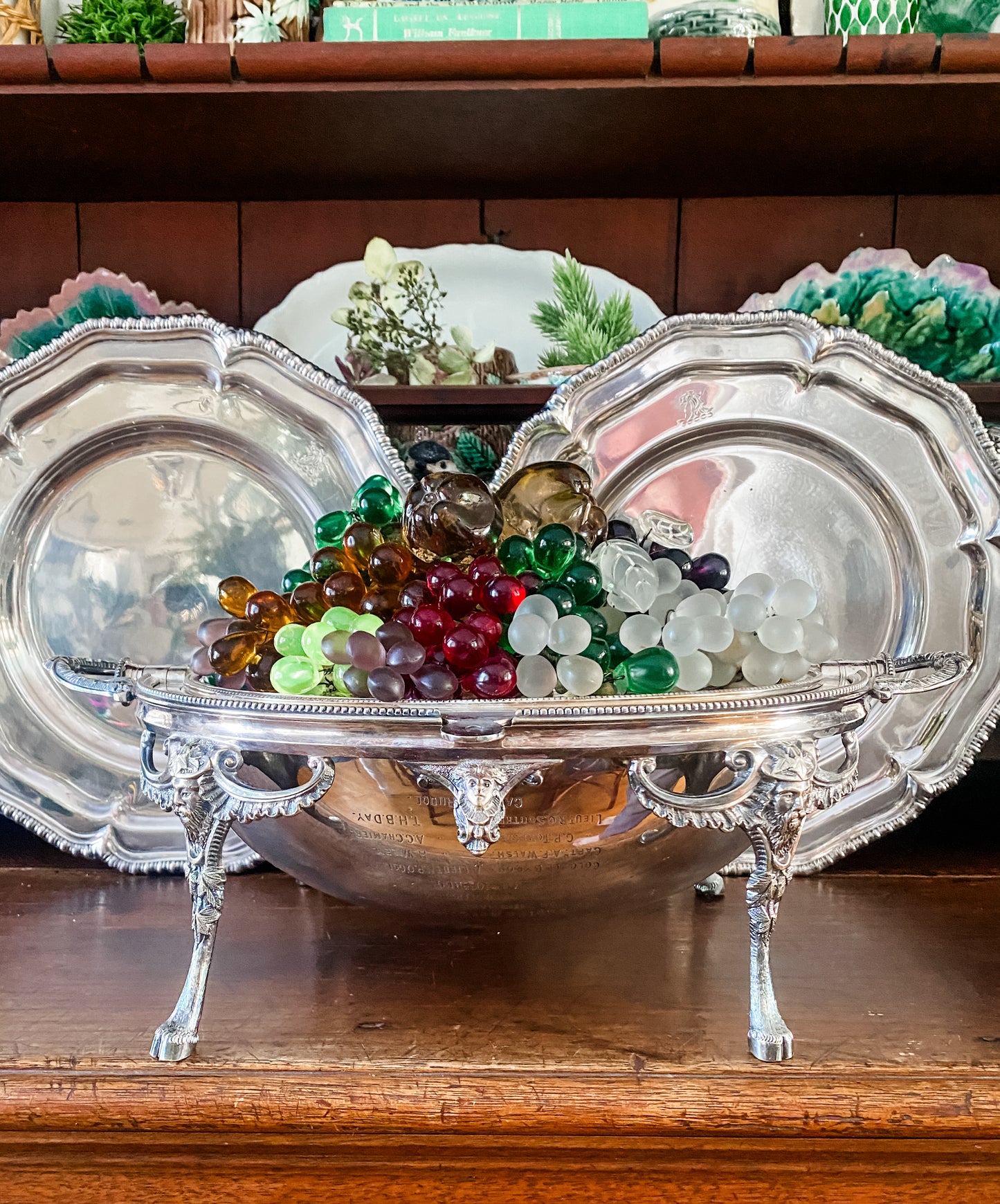 Historic British Military Presentation Rolling Dome Server, Victorian Era