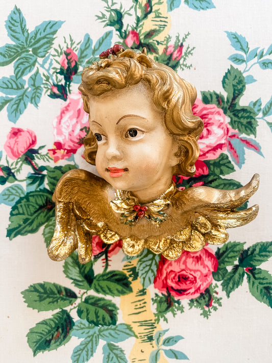 Vintage Putto with Wings