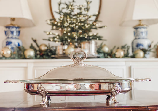 23" Long Huge Baroque Serving Dish