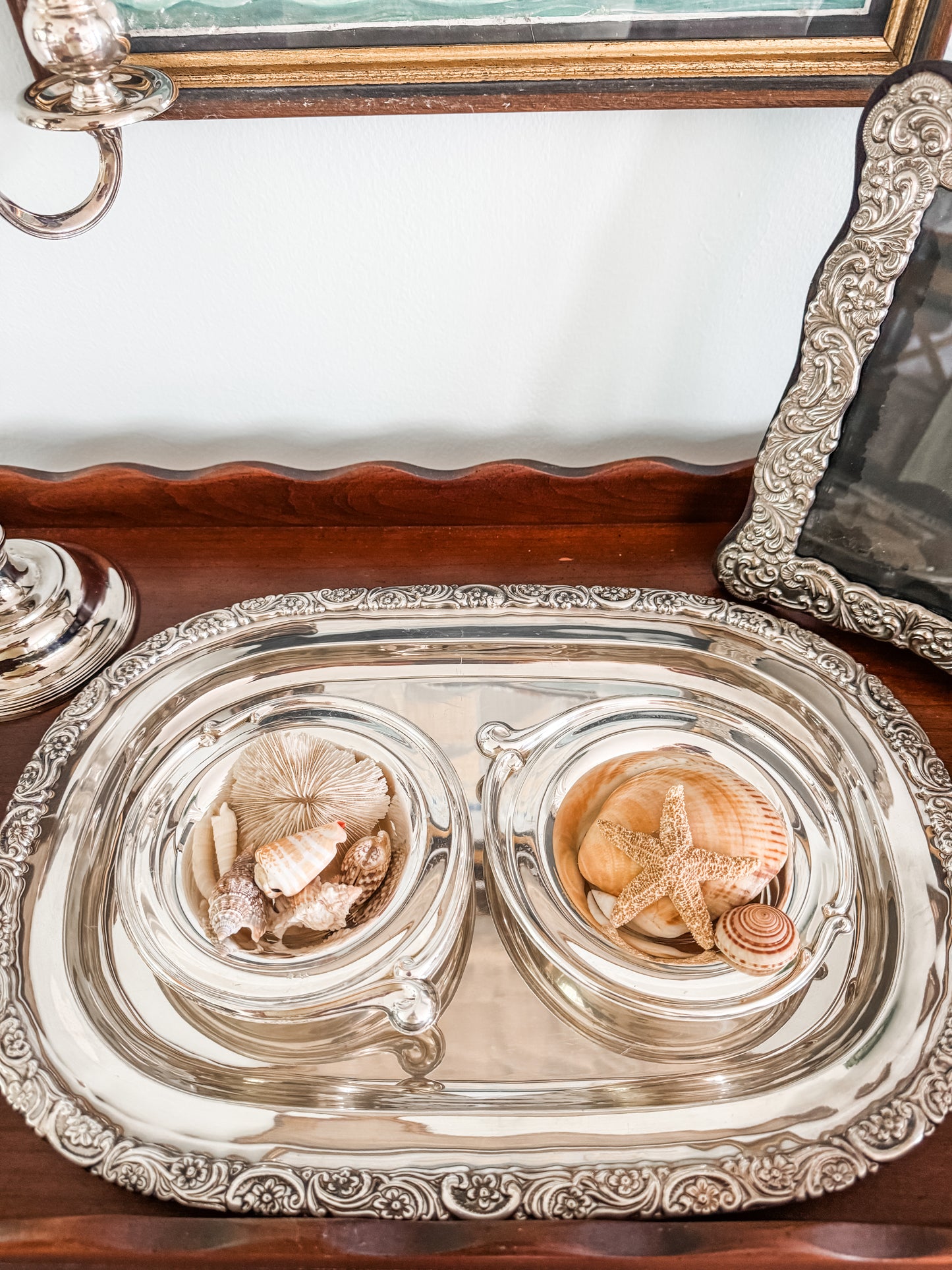 Pair of Vintage Nut Dishes