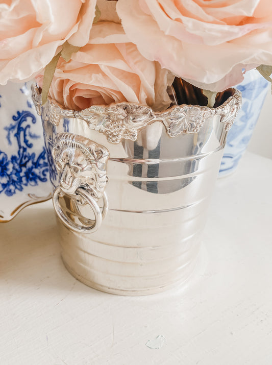 Antique Ice Bucket by Strachan and Sons