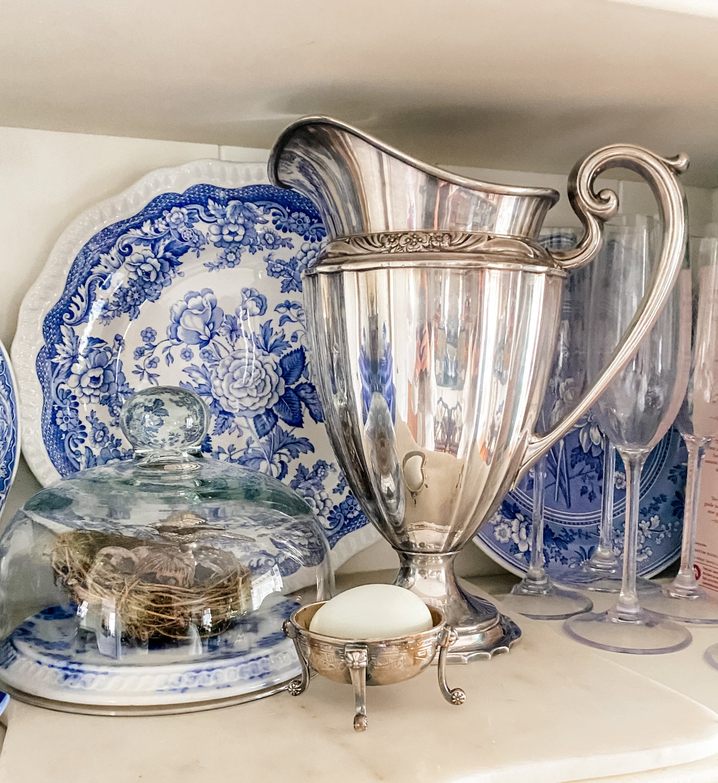 Elegant 1940s Rogers Bros Silverplate Pitcher
