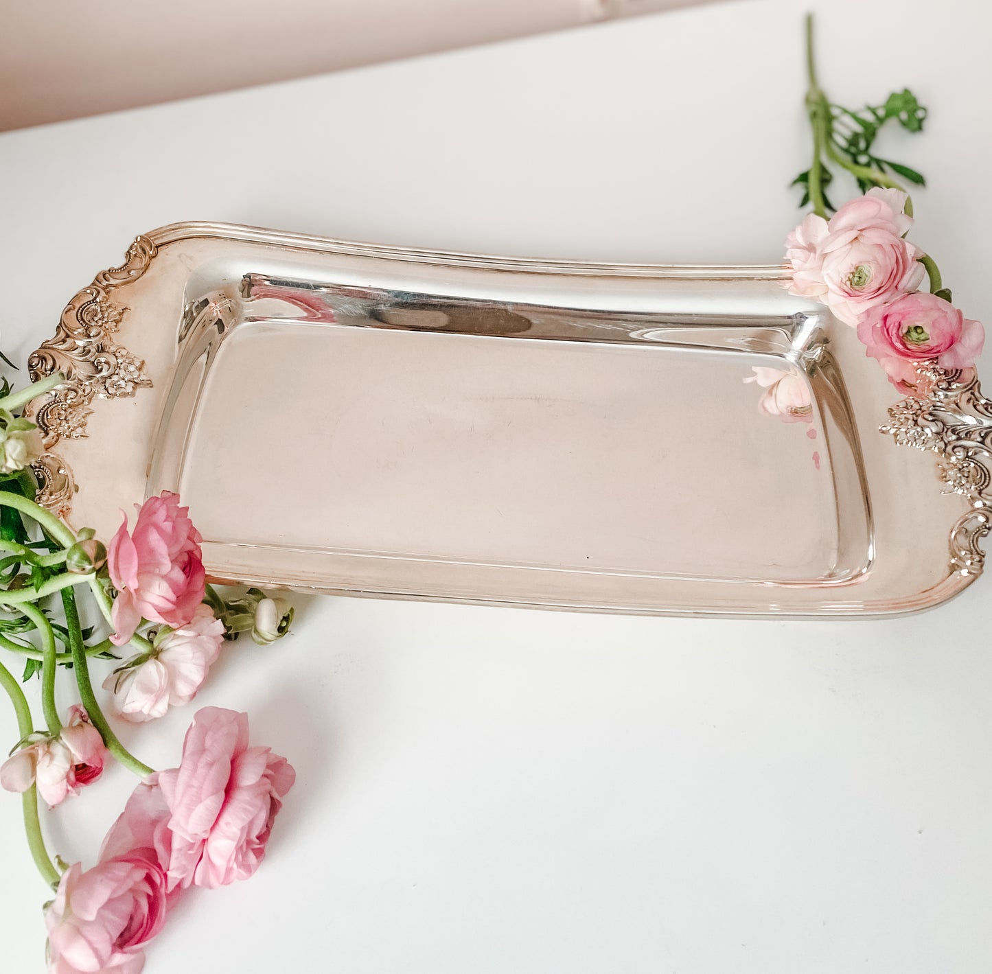 Wallace Baroque Silverplate Tray