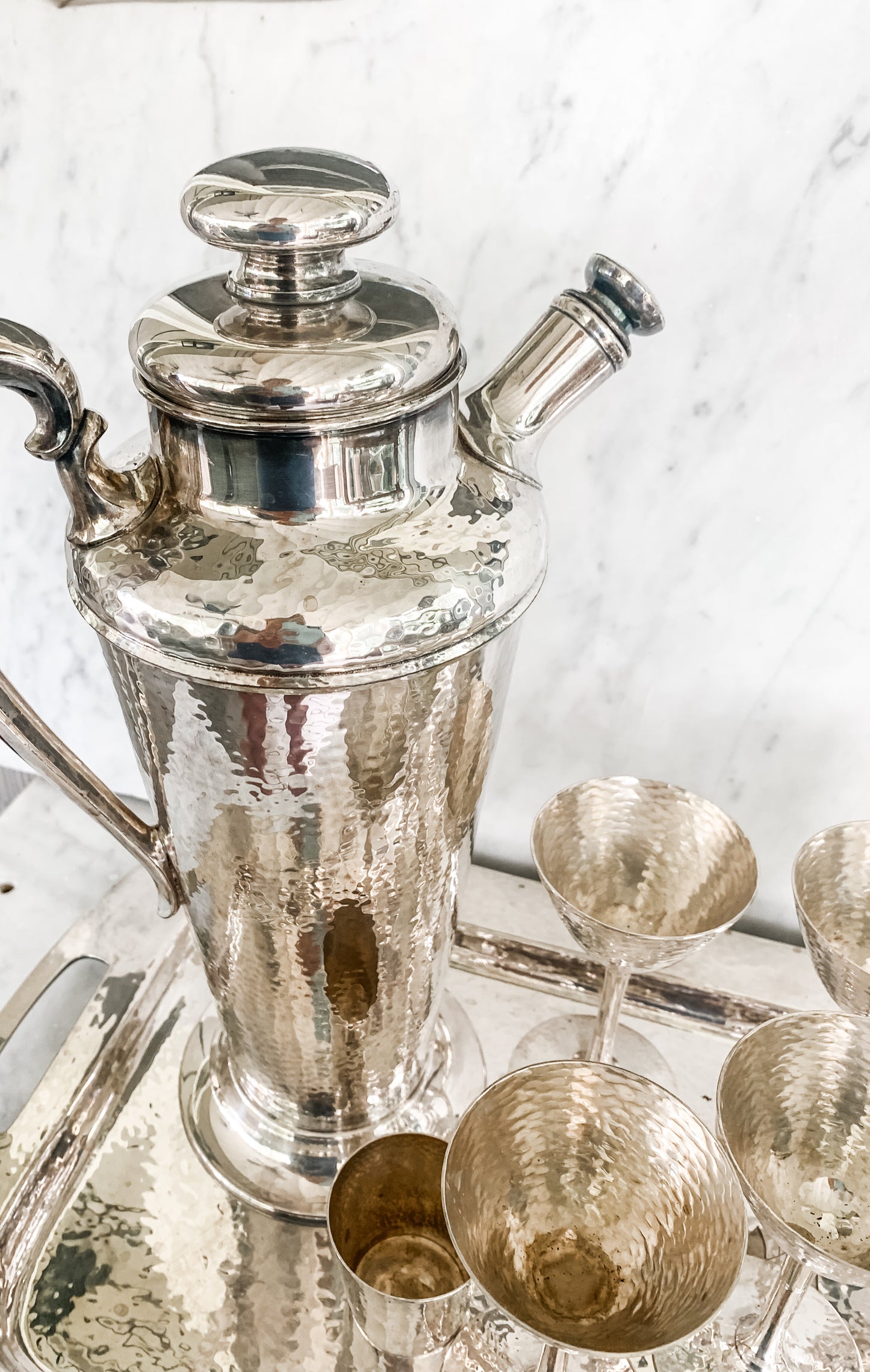 Fabulous Complete 1910's-1920's Meriden Cocktail Set