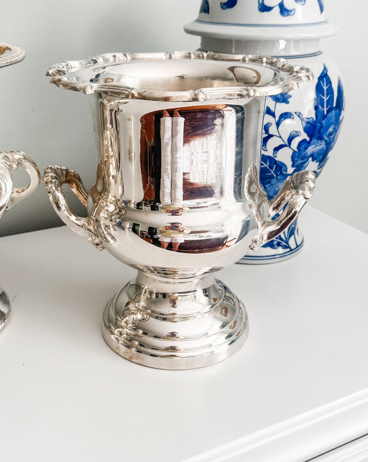 Classic Vintage Silverplate Champagne Bucket