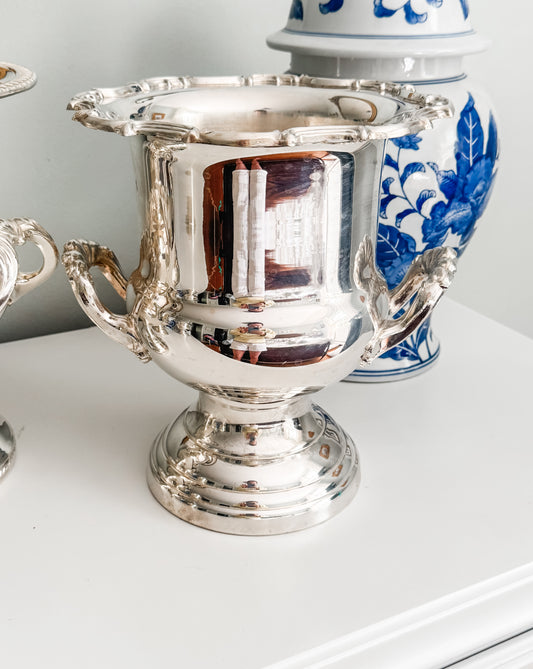 Classic Vintage Silverplate Champagne Bucket