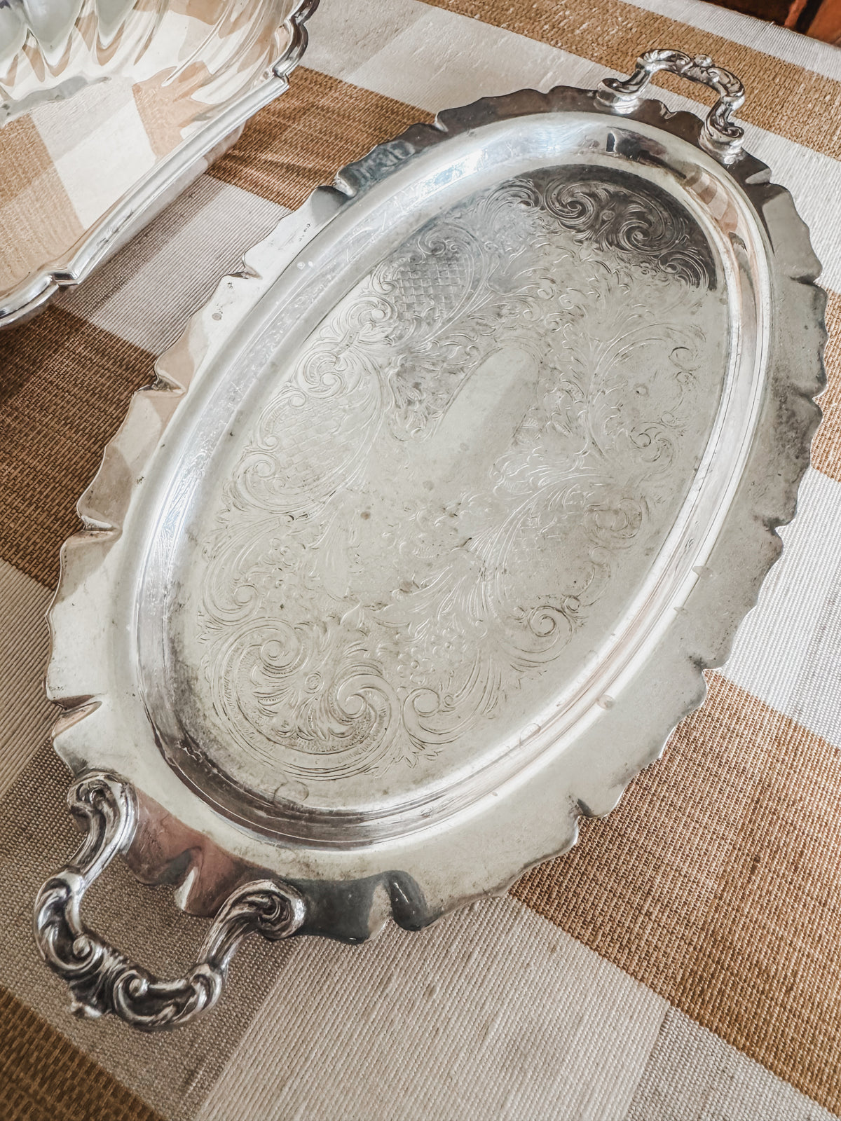 Pair of Sleek Vintage  Trays