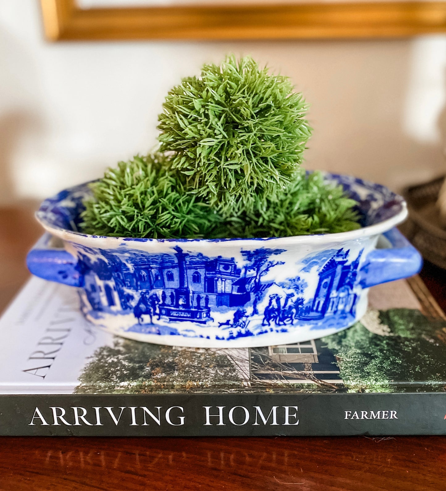 Blue and White Footbath / Tureen