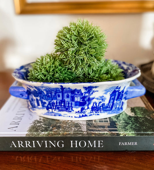 Blue and White Footbath / Tureen