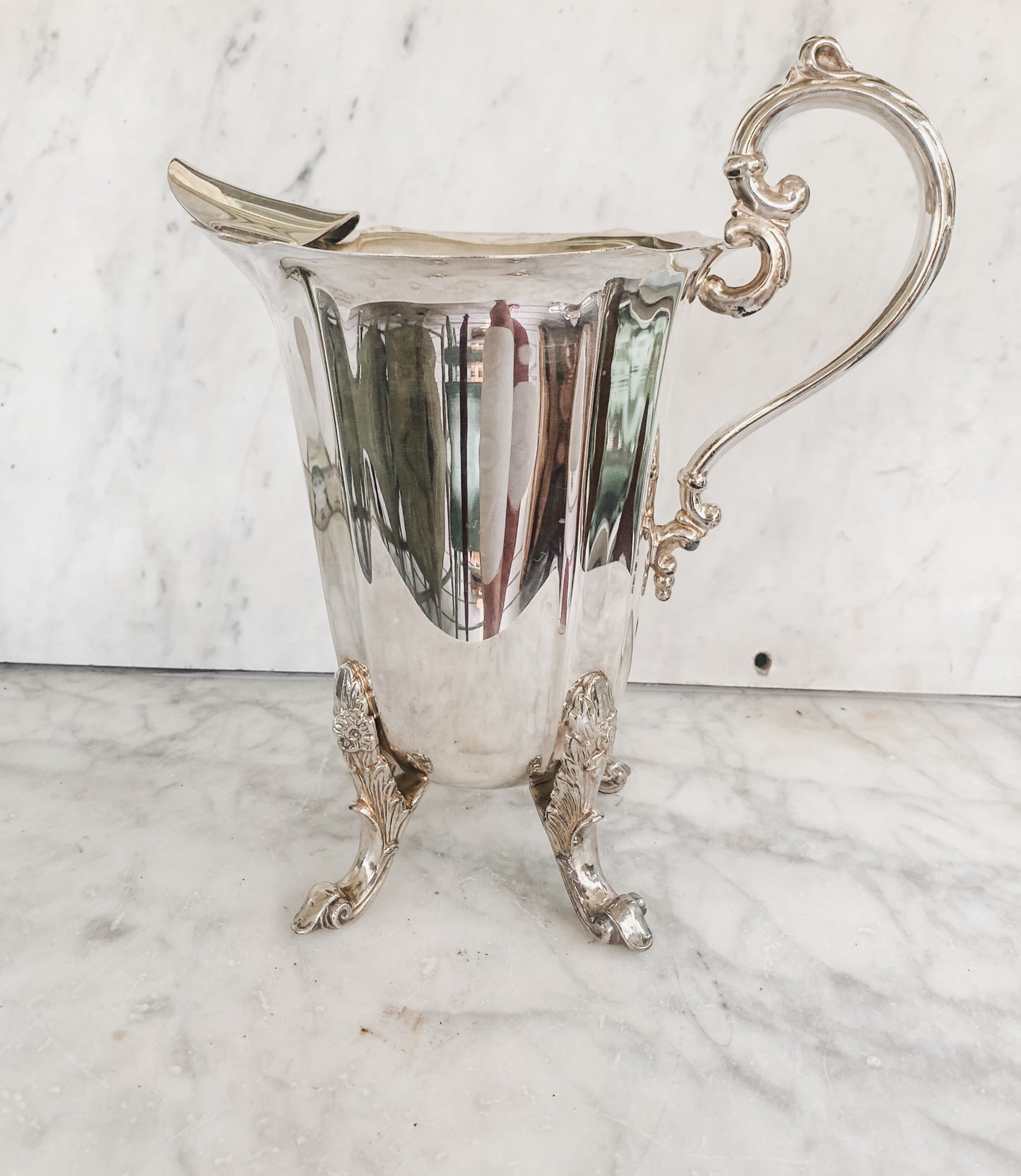 Excellent Antique Footed Pitcher