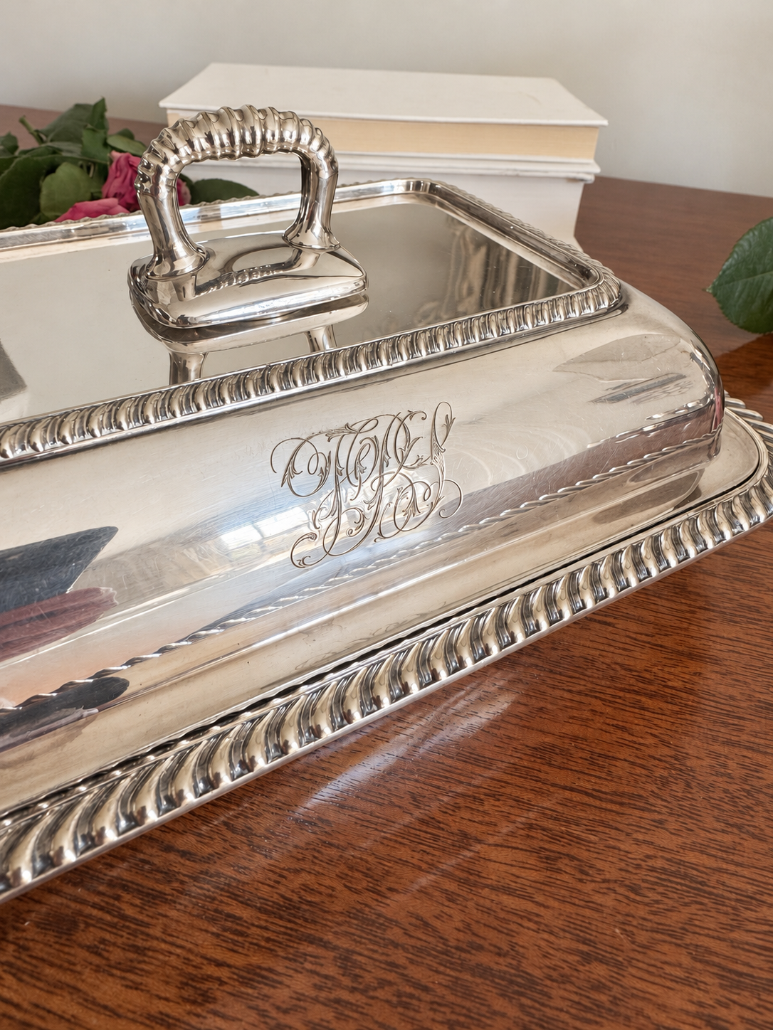 Magnificent Pair of Antique Gorham Covered Serving Dishes Circa 1890's
