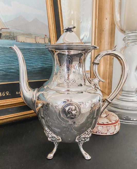 Antique Meriden Coffee Pot