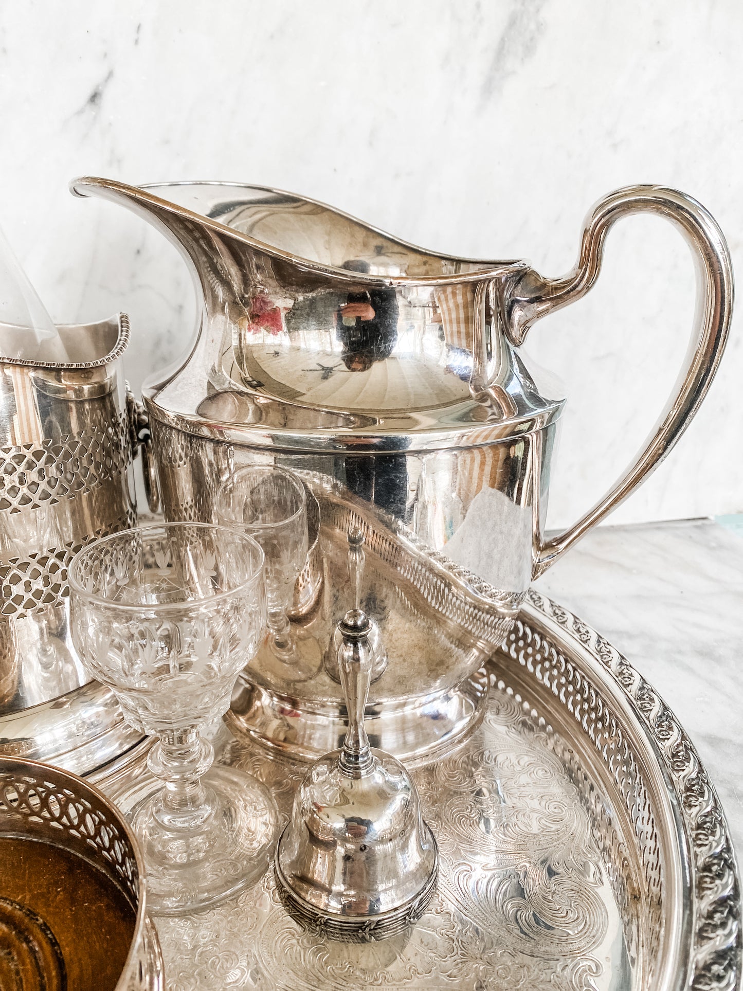 Vintage Derby Silver Co. Pitcher