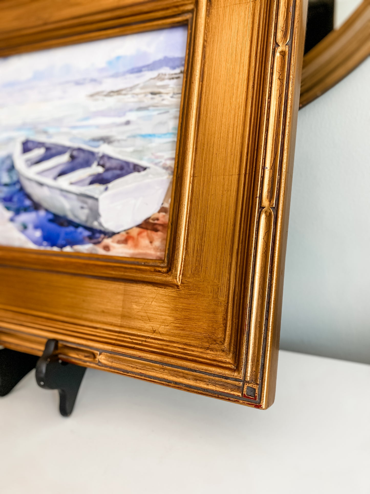 Original Watercolor Boat Painting