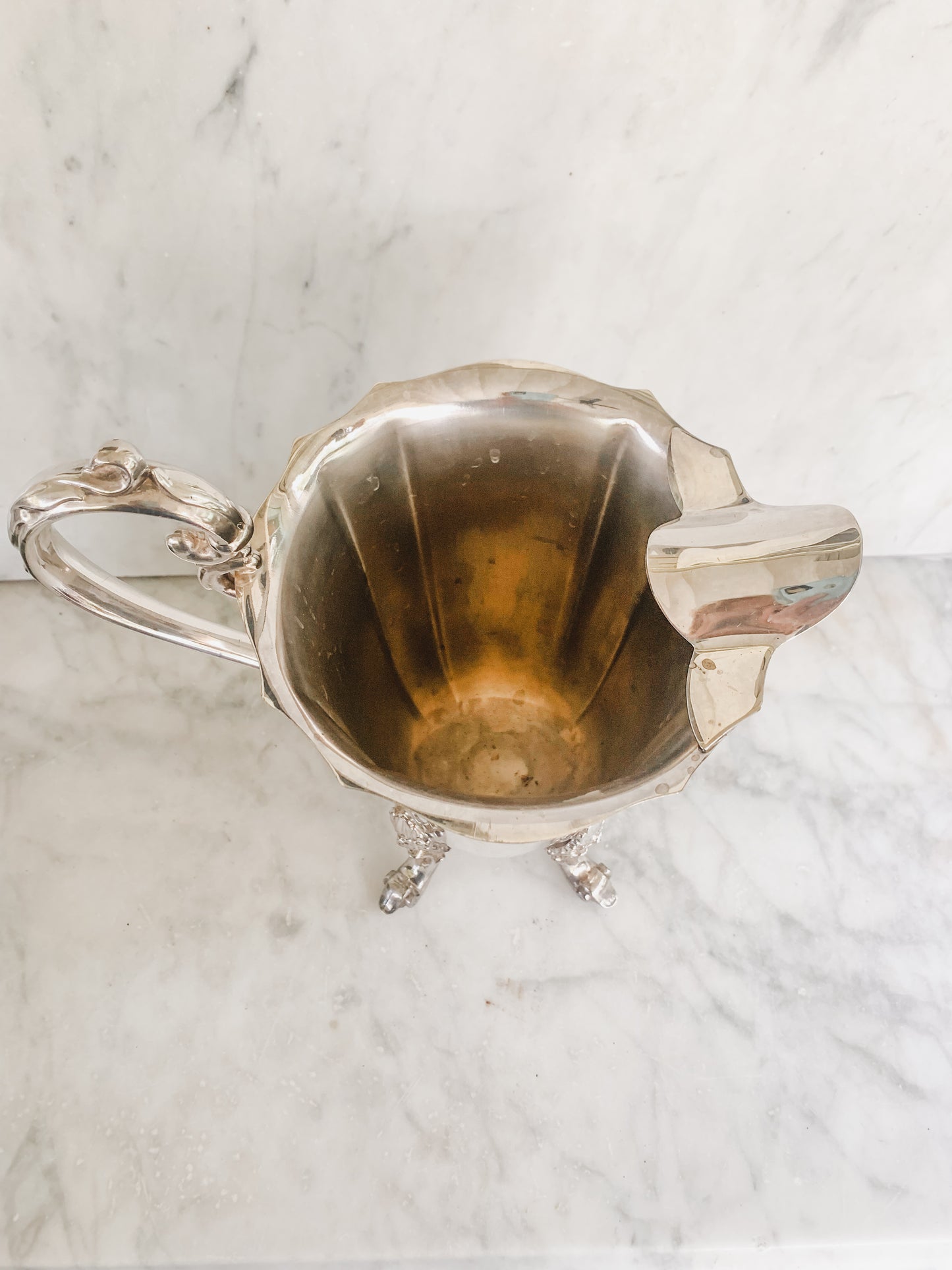 Excellent Antique Footed Pitcher