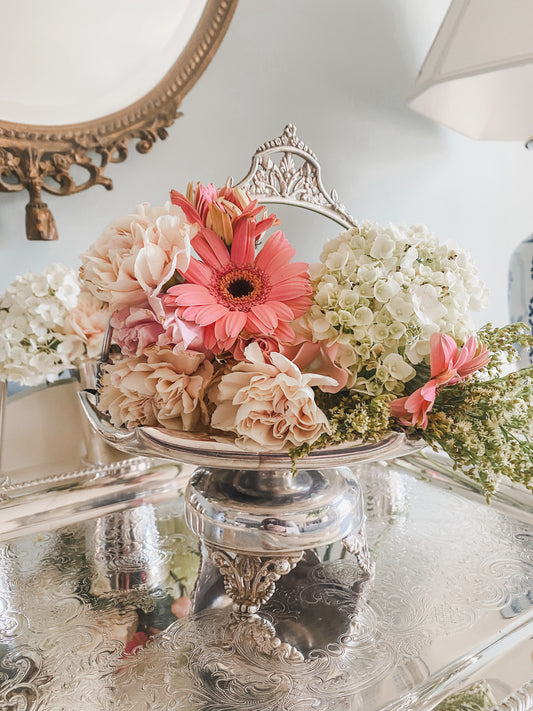 Antique late 1800's Bridal Basket