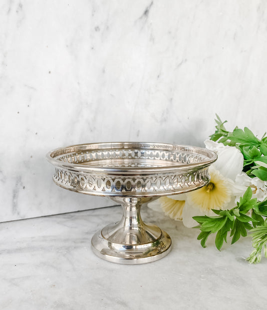 Antique Pierced Compote