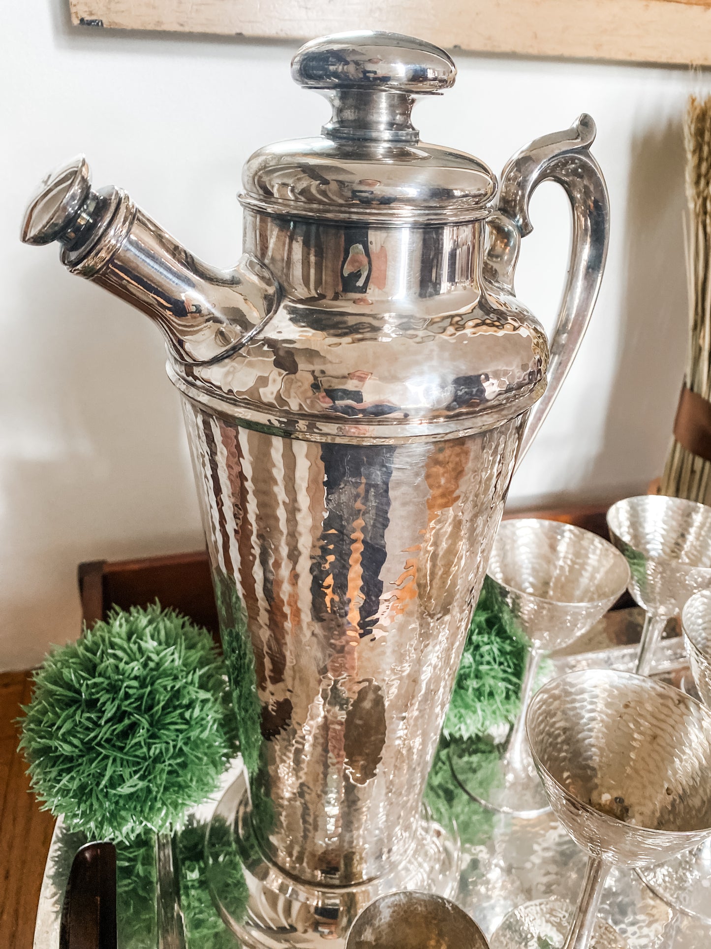 Fabulous Complete 1910's-1920's Meriden Cocktail Set