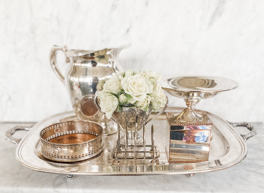 Antique English Sterling Silver Toast Rack, London Assay (c. 1900)