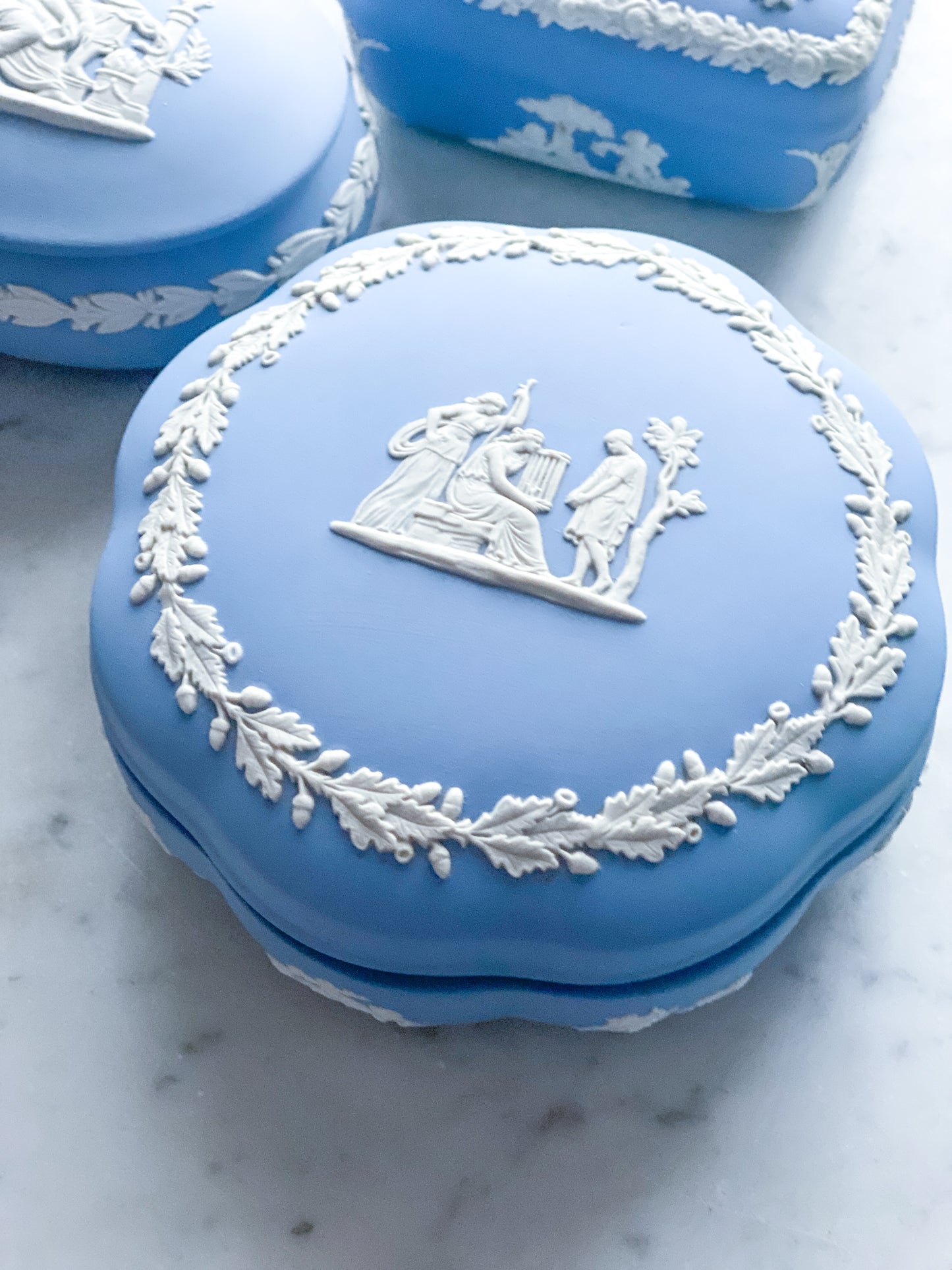 Wedgwood Jasperware Lidded Trinket Box