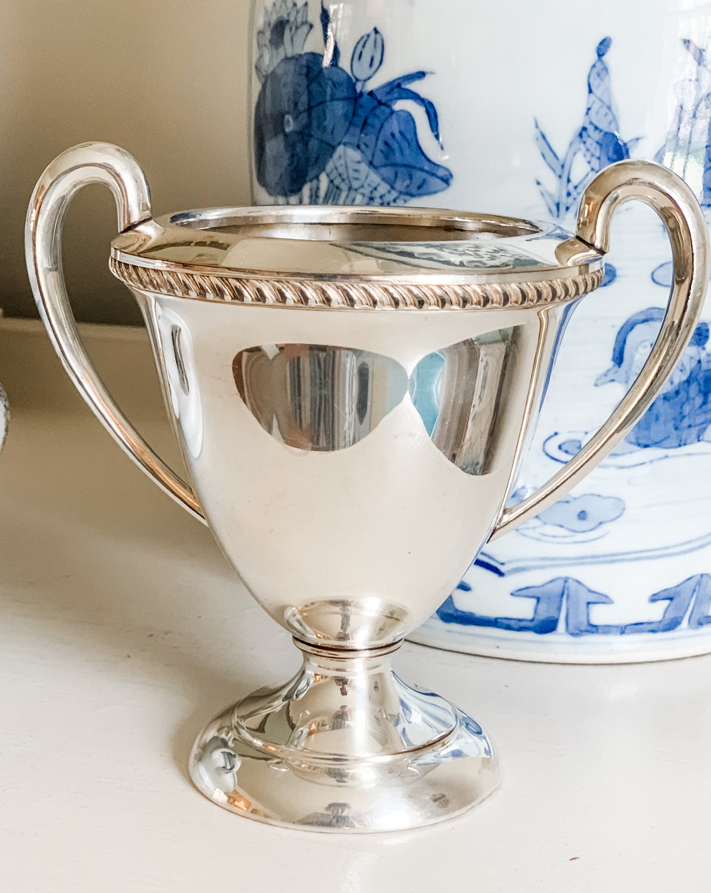 Trophy-Shaped Sugar Bowl Vase