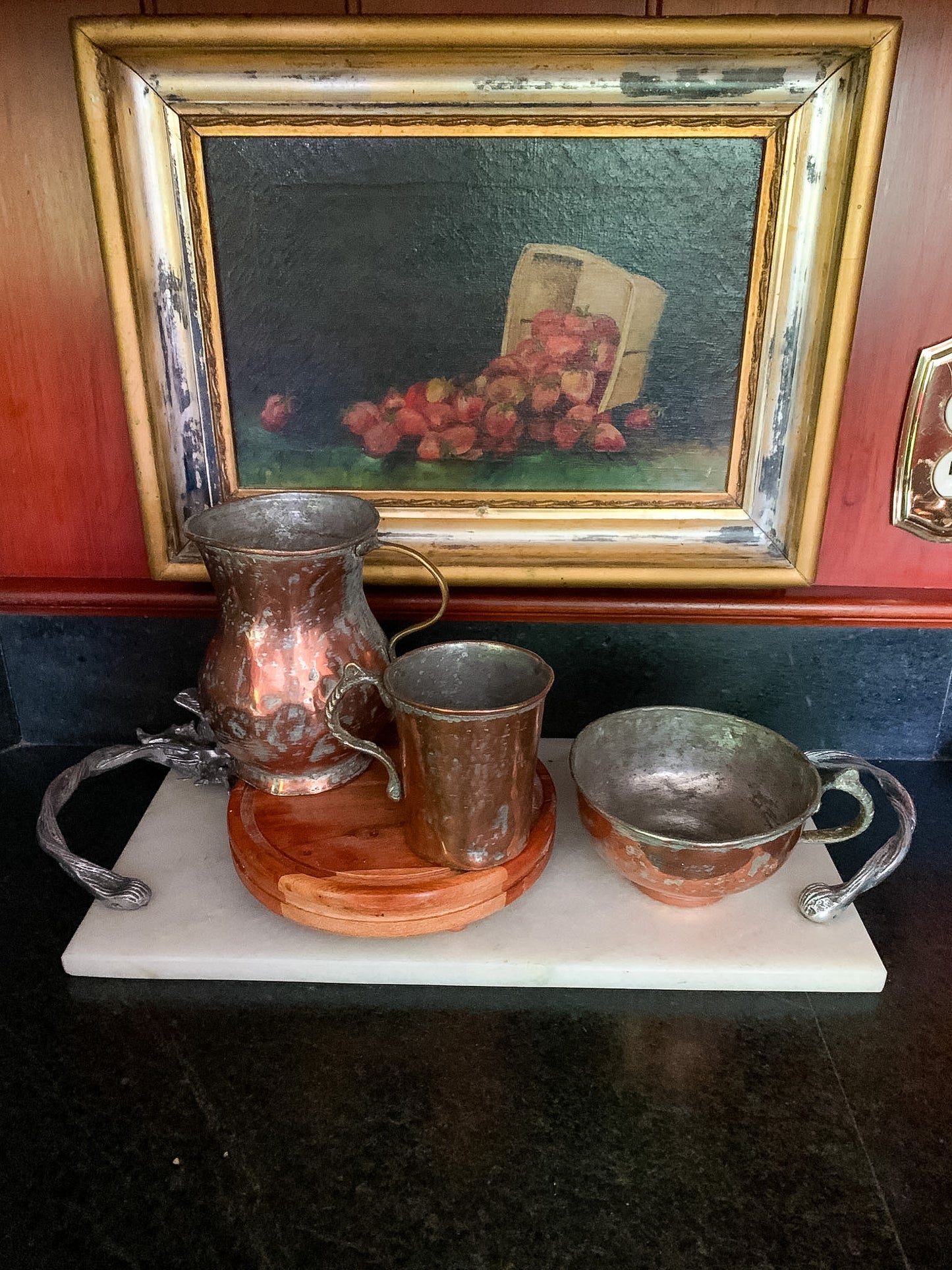 3 Antique Copper Vessels