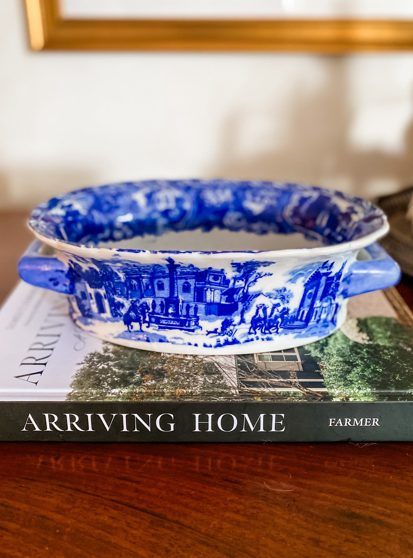 Blue and White Footbath / Tureen