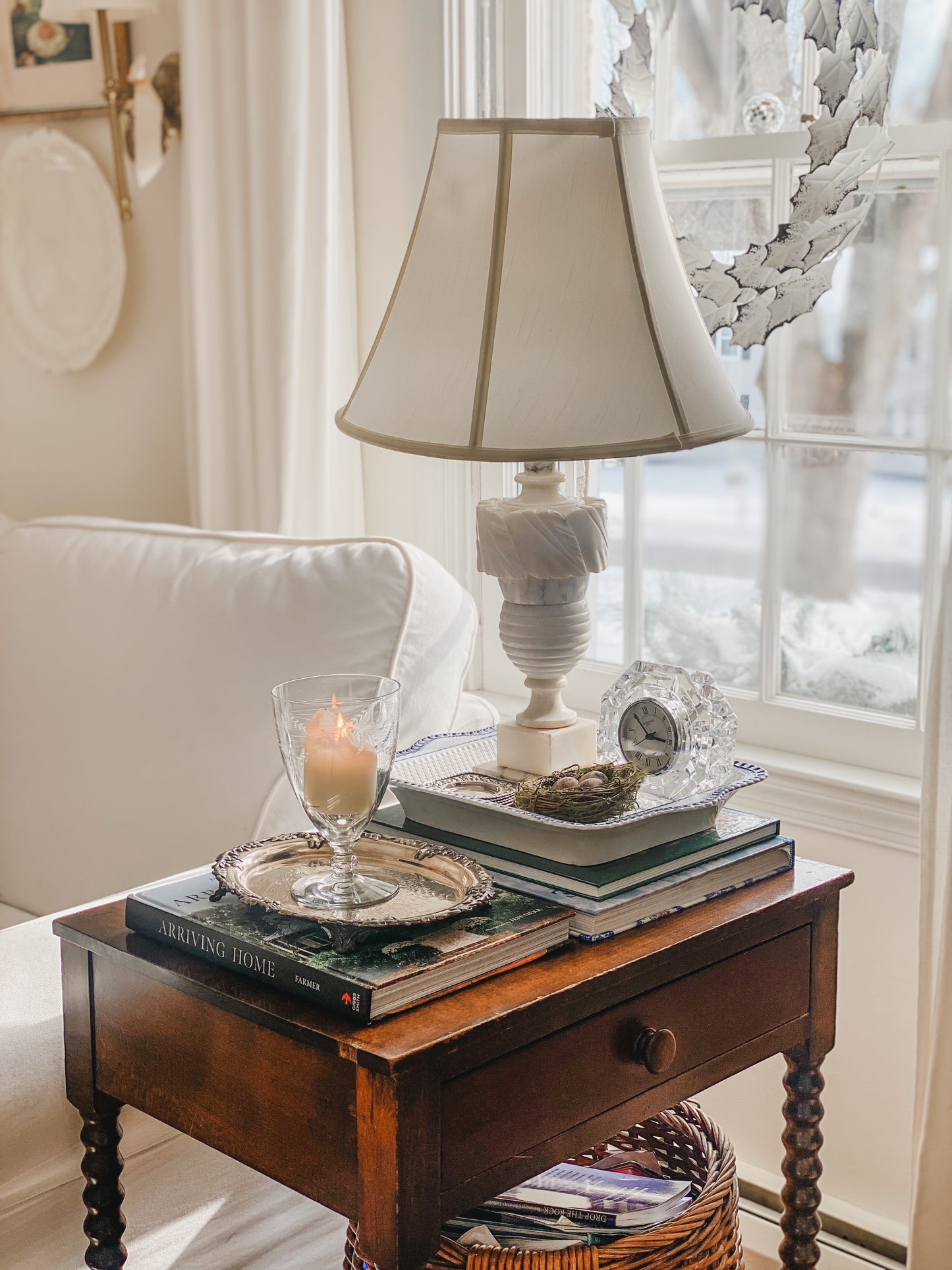 Etched Candle Holder or Vase