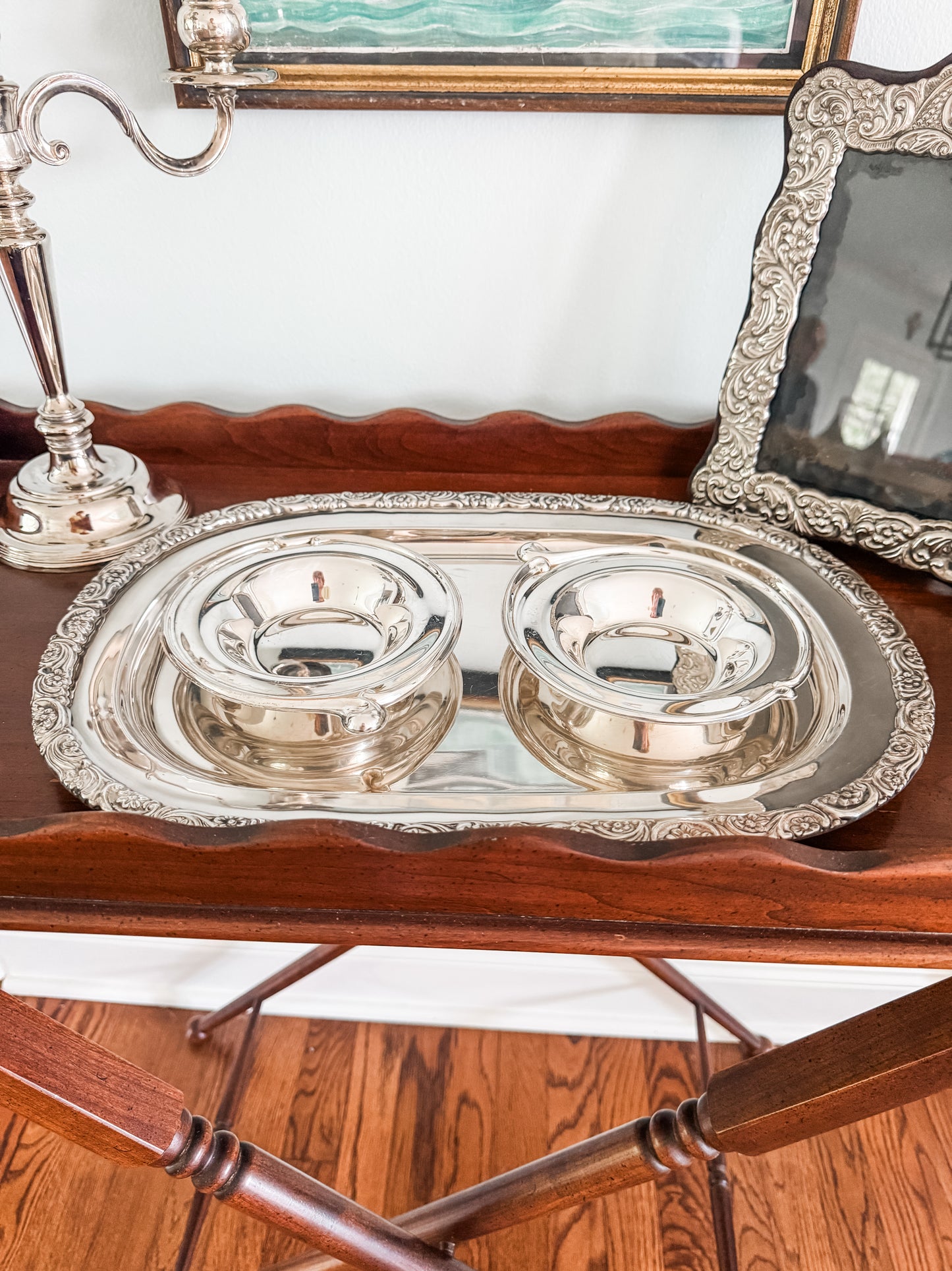 Pair of Vintage Nut Dishes