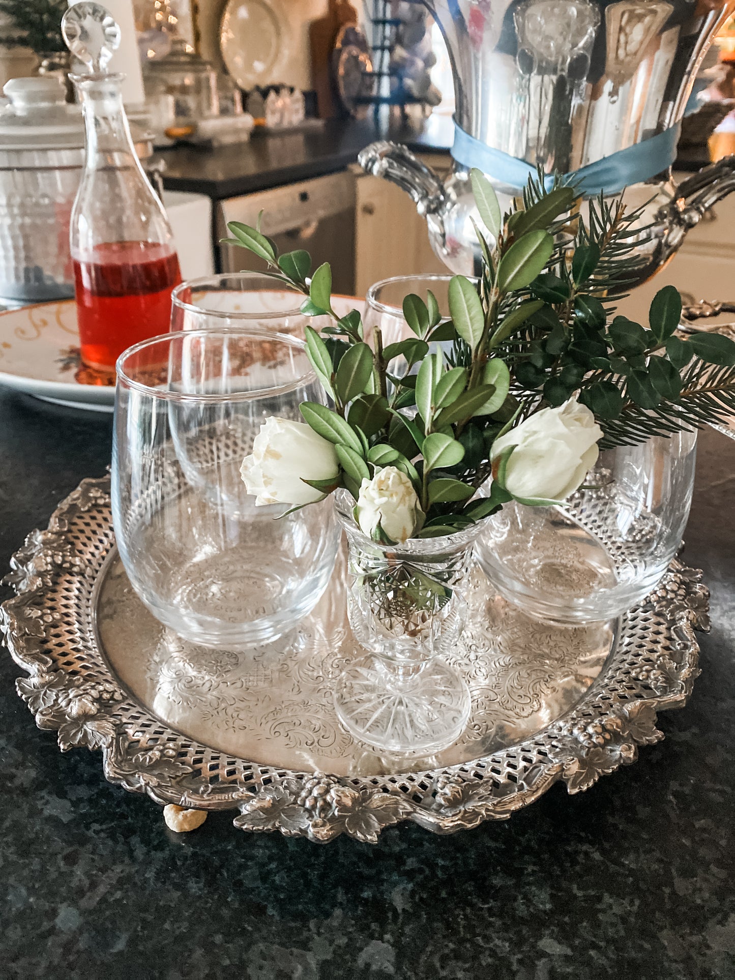Early 1900's Barker Ellis English Pierced Tray