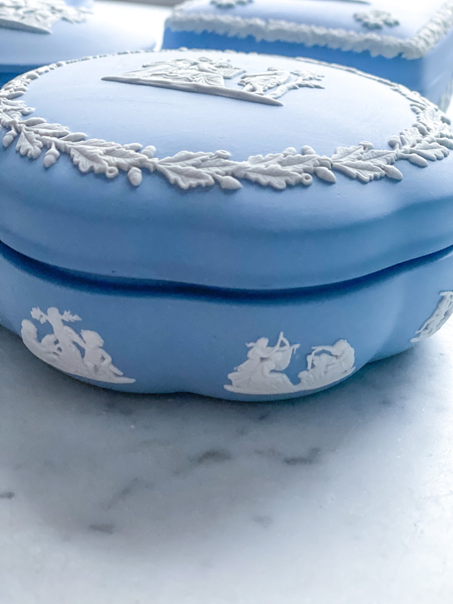 Wedgwood Jasperware Lidded Trinket Box