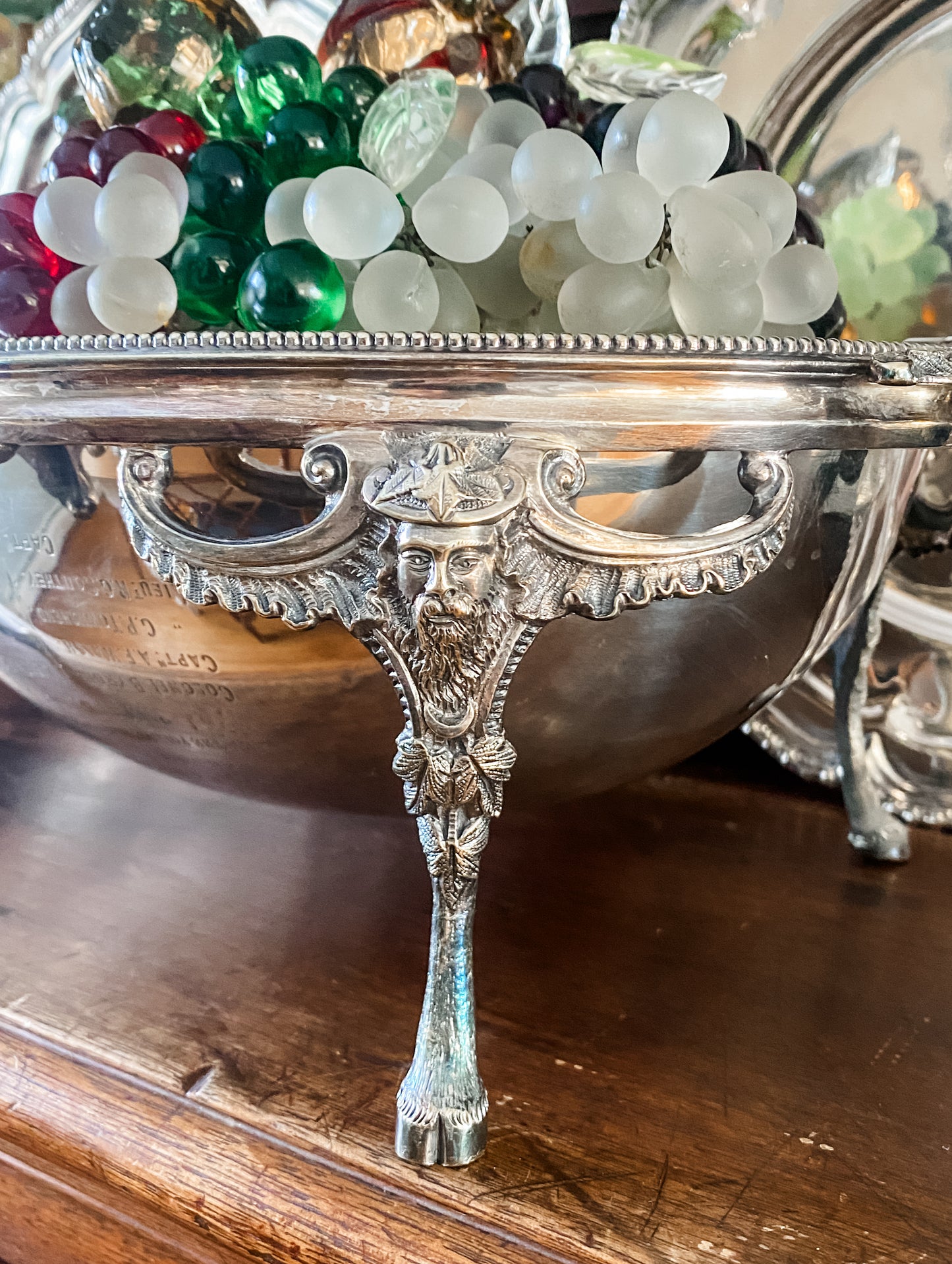 Historic British Military Presentation Rolling Dome Server, Victorian Era