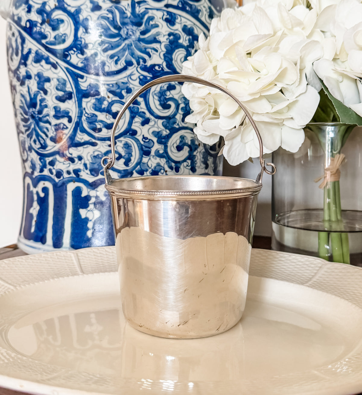 Antique William Hutton & Sons Miniature Ice Pail Circa Early 1900's