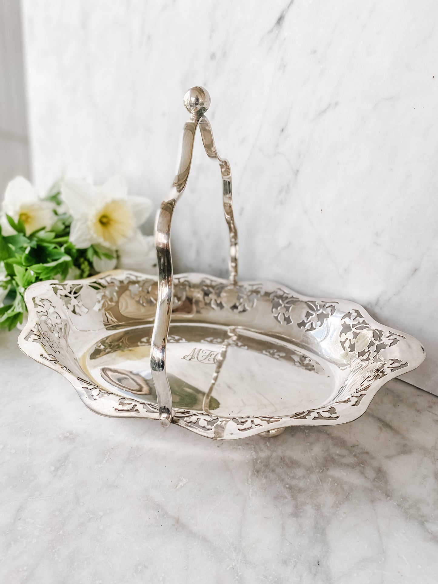 Antique Swing Basket