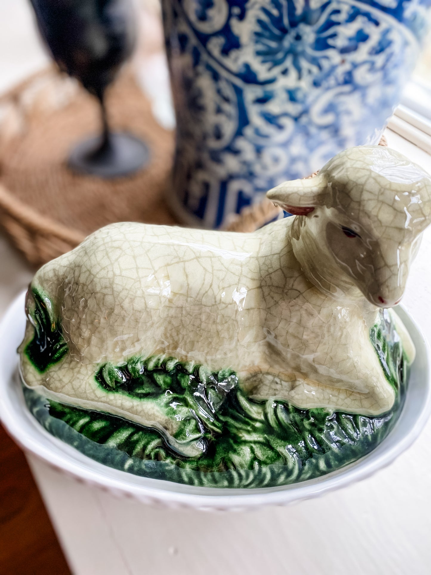 Mottahedeh Lamb Tureen Made in Portugal