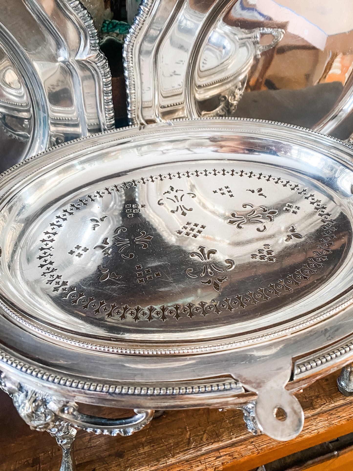 Historic British Military Presentation Rolling Dome Server, Victorian Era