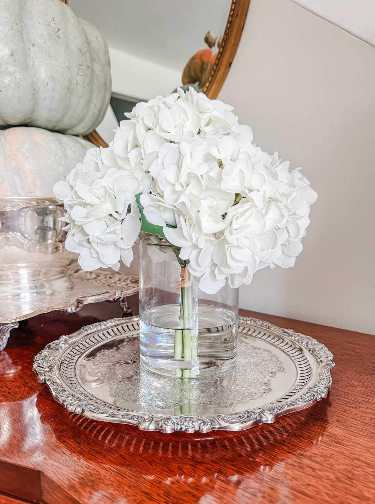 Pierced Footed Serving Tray