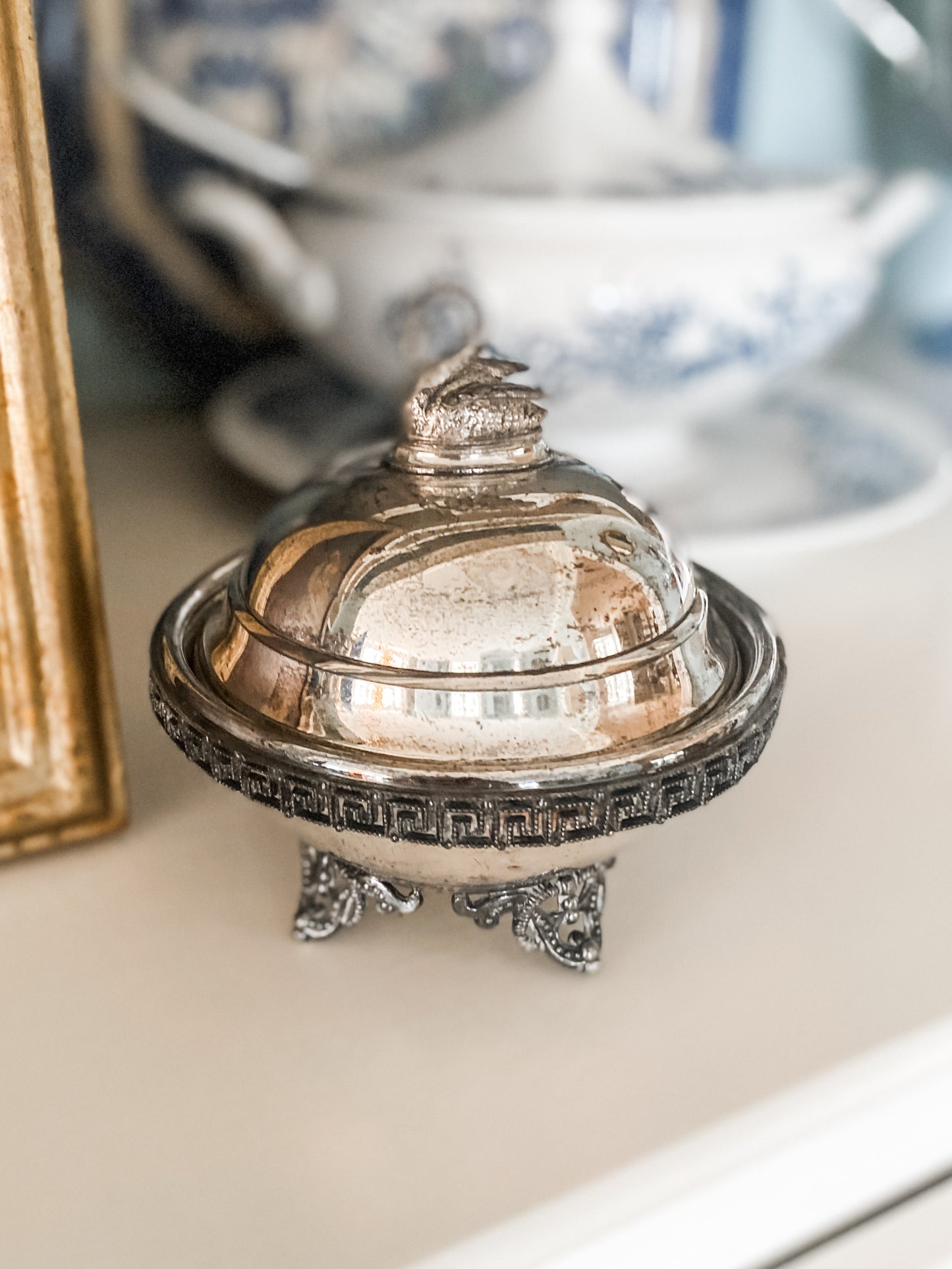 Swan Dish Circa 1860
