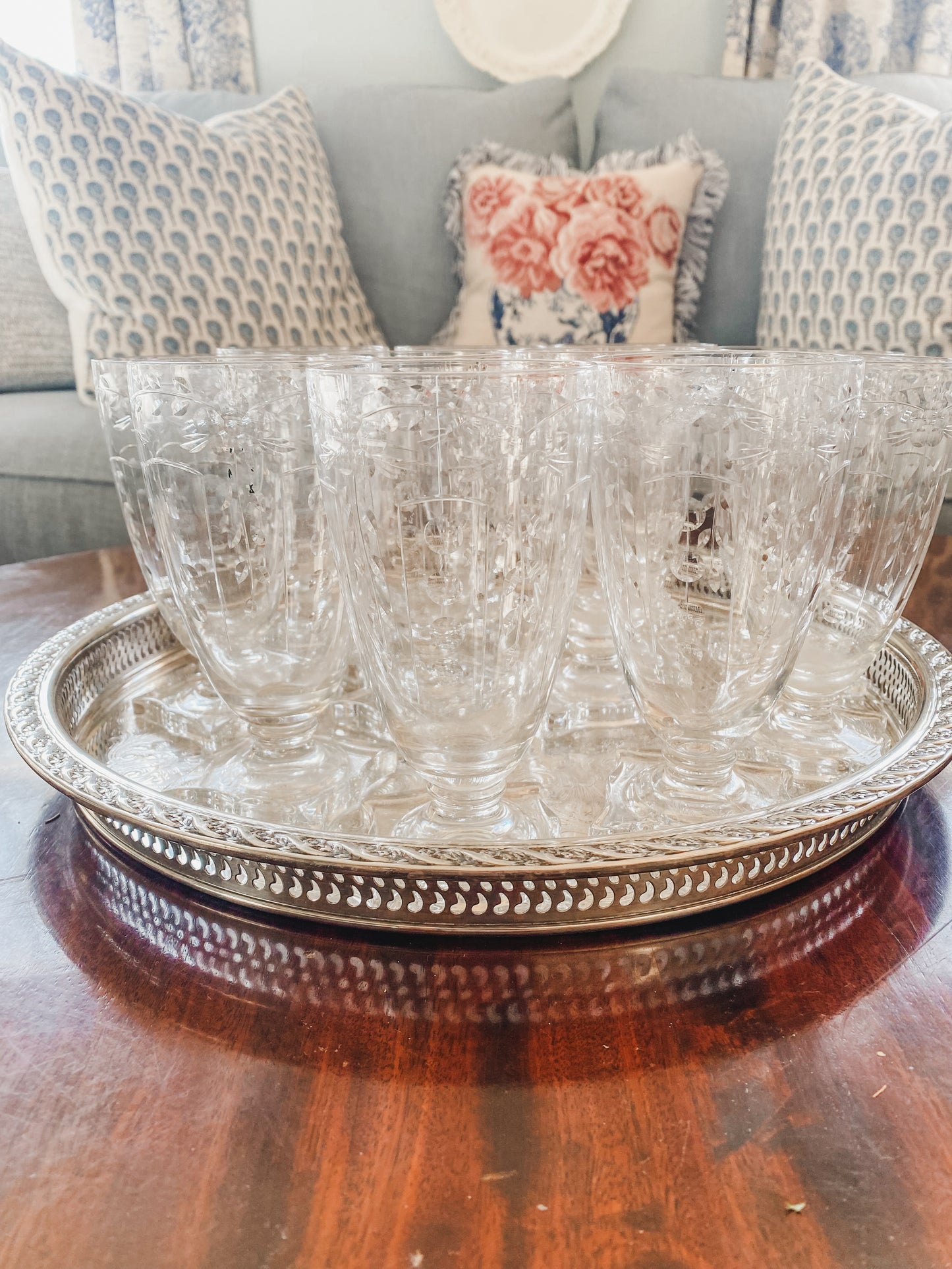 Coveted Round Gallery Tray