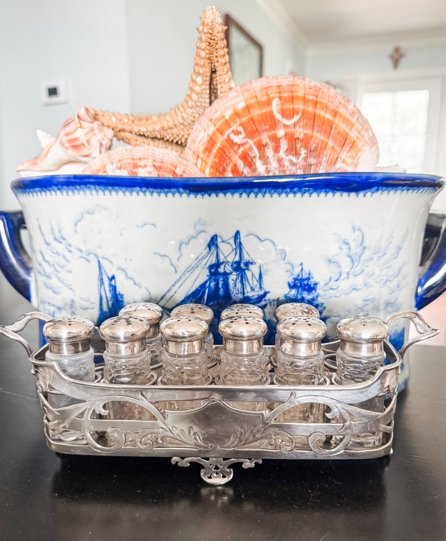 Antique Meriden Salt Service Circa 1905