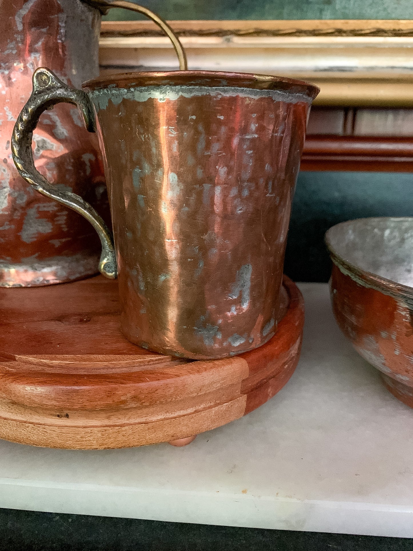 3 Antique Copper Vessels