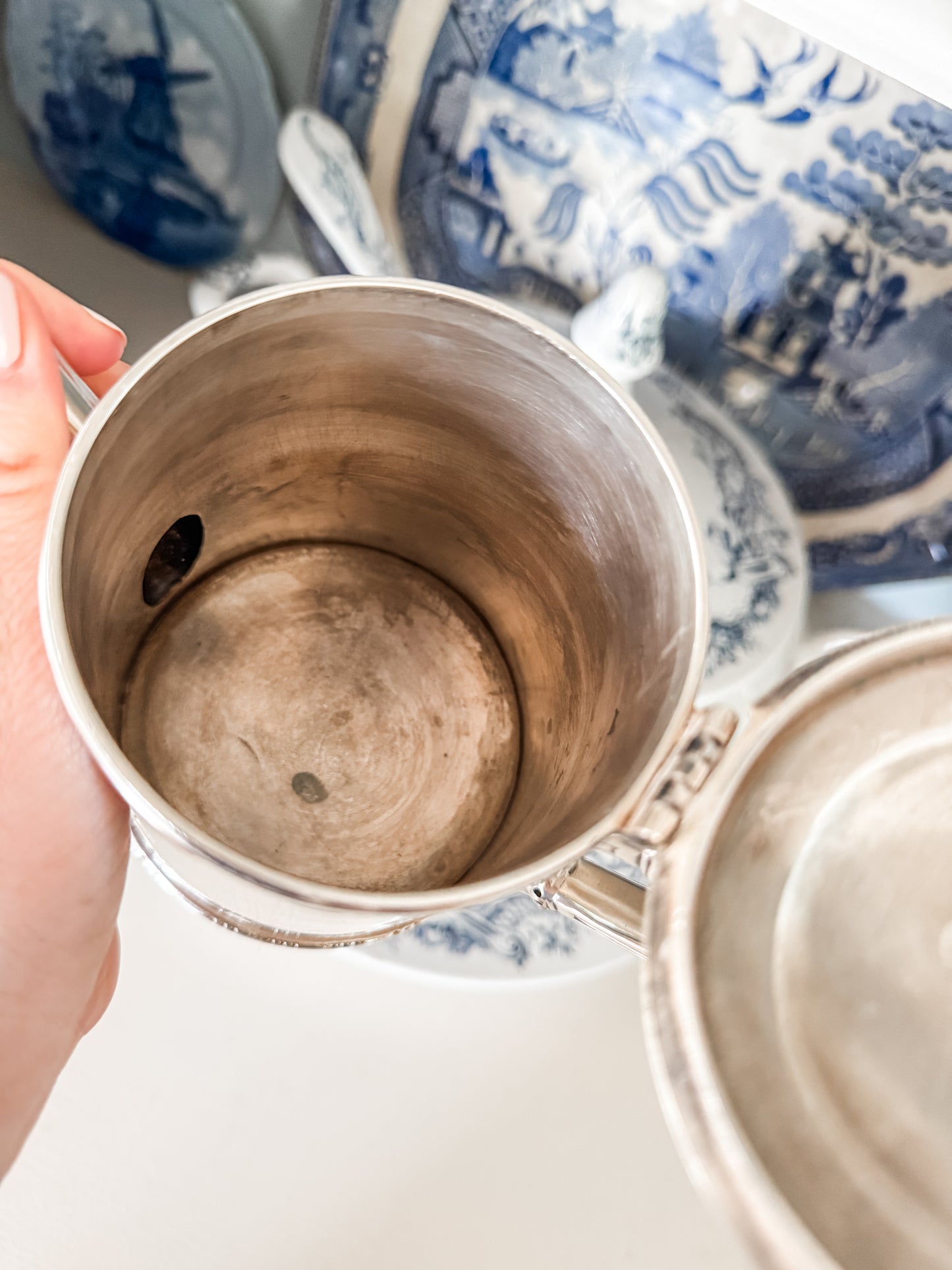 Elegant Small French Antique Coffee Pot